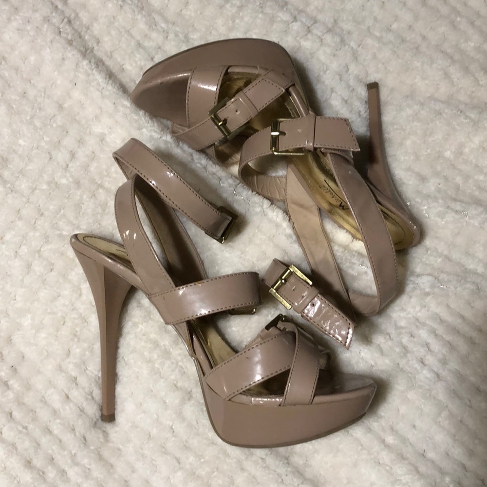 Nude Strappy Heel